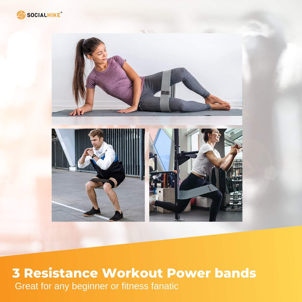 IronPulse Fabric Resistance Bands Set
